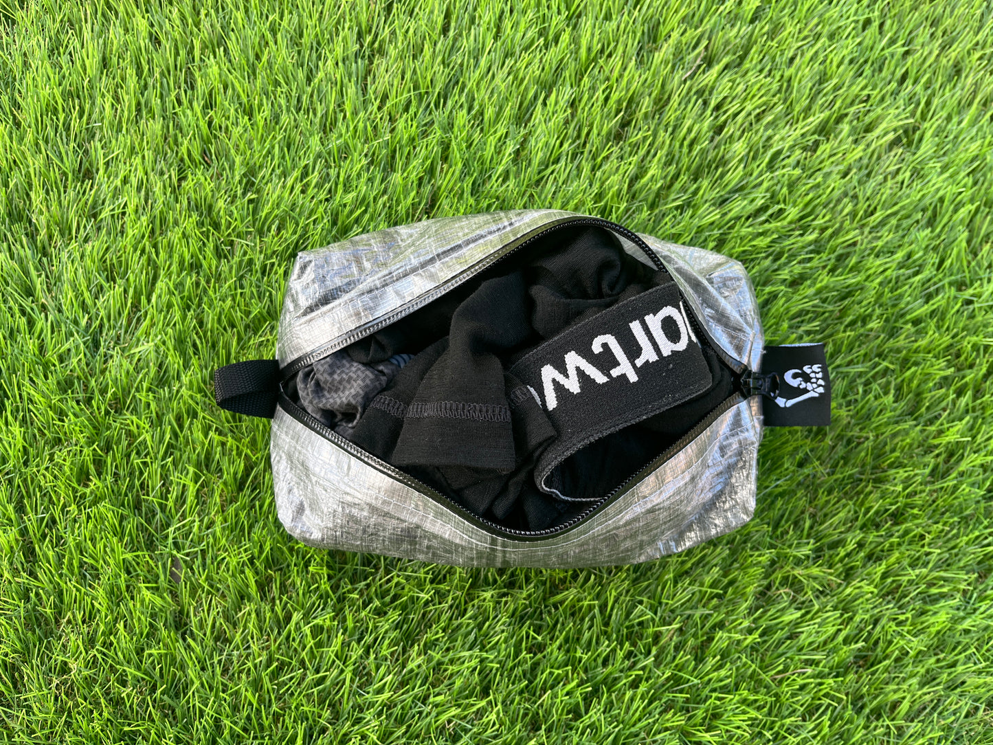 Medium Wide DCF Zipper Pouch