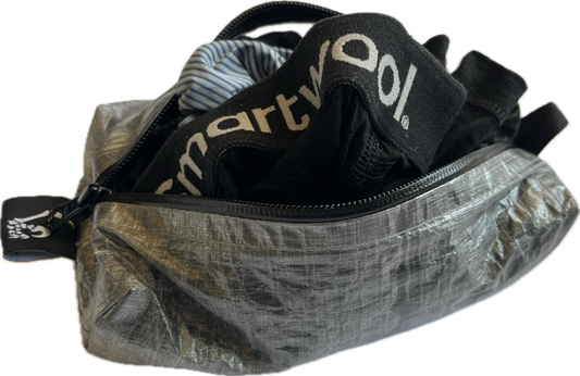 Medium Wide DCF Zipper Pouch